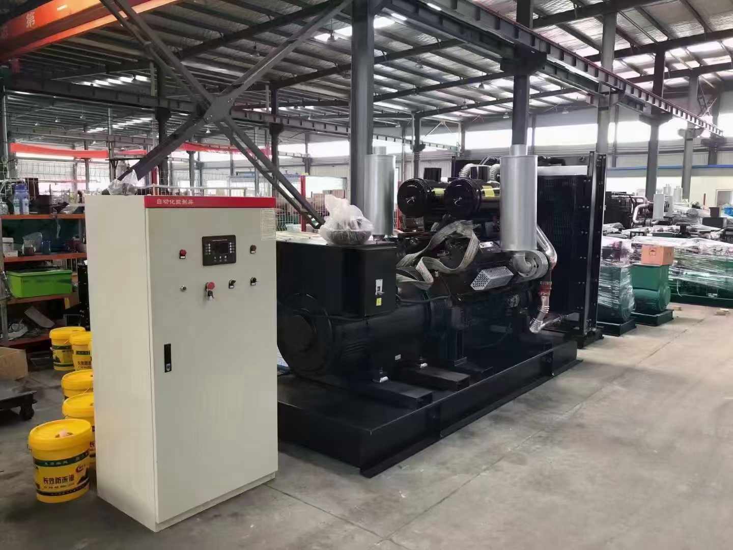 鄂州柴油发电机组负载测试时，若出现异常运行状态应如何处理？